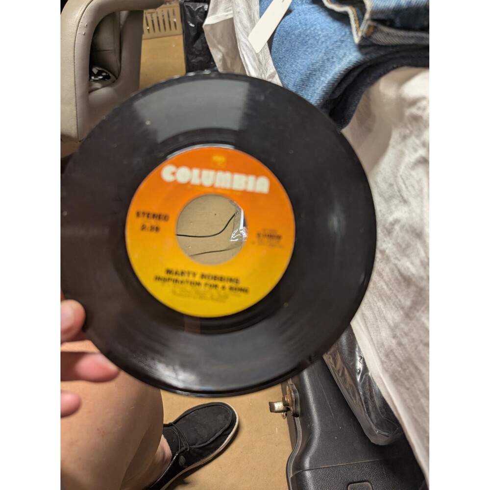 Columbia 45 RPM Vinyl Marty Robbins - Inspiration for a Song - Free Shipping